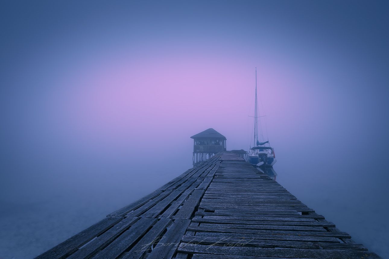 Sunset at Varna's lake, Bulgaria