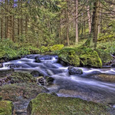The colorful Zwettl near Groß Gerungs, Austria