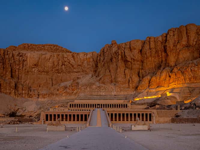 The mortuary Temple of Hatshepsut