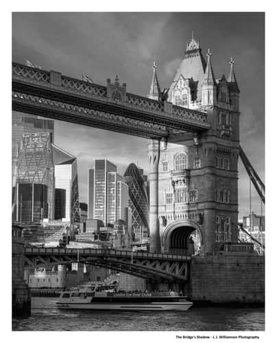 Tower Bridge and The Gherkin, London