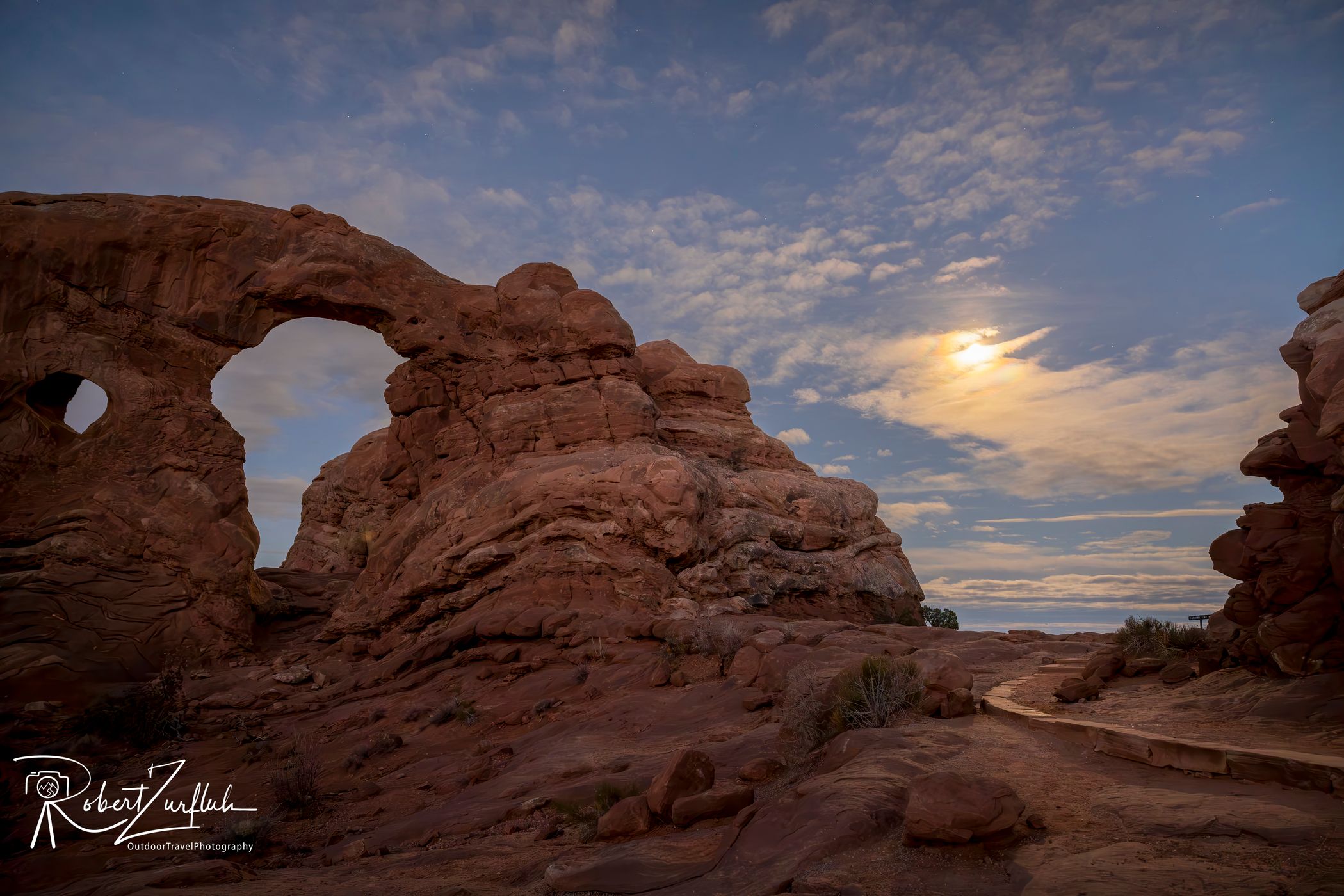 Turret Arch, Arches National Park, Moab, USA