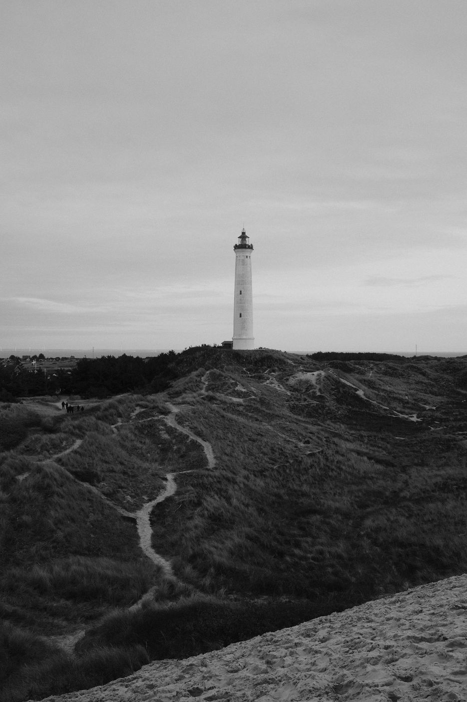View at Lyngvig Fyr near Hvide Sande, Denmark