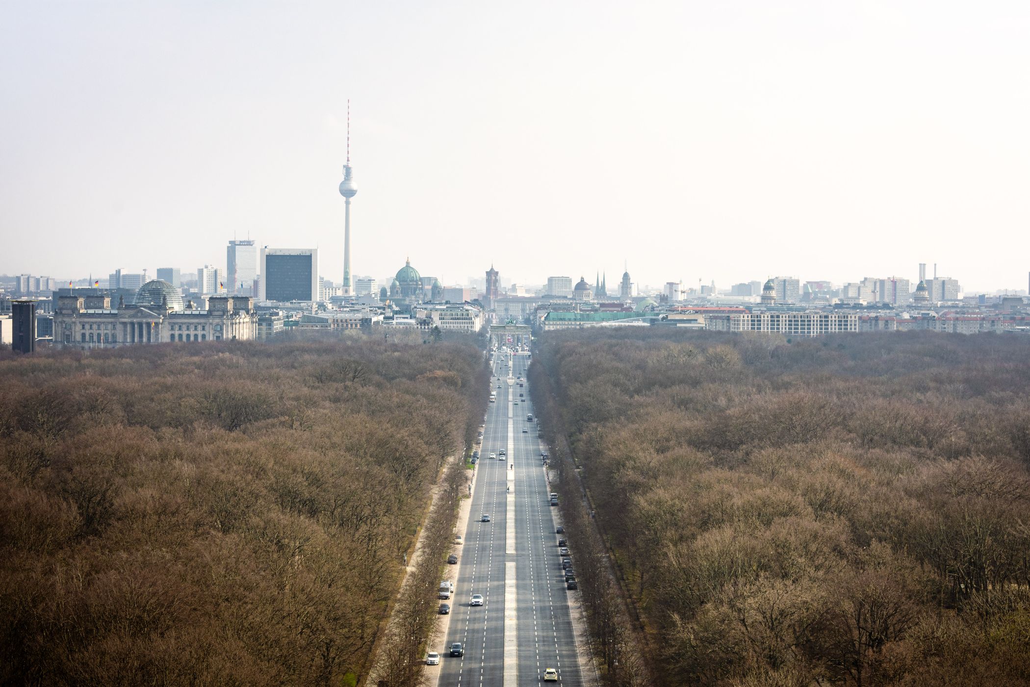 View from the Siegessäule, Berlin, Germany