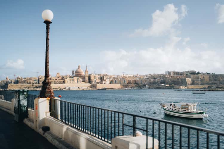 View on Carmelite Church – Valletta, Malta