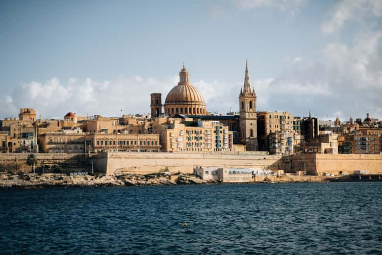 View on Carmelite Church – Valletta, Malta