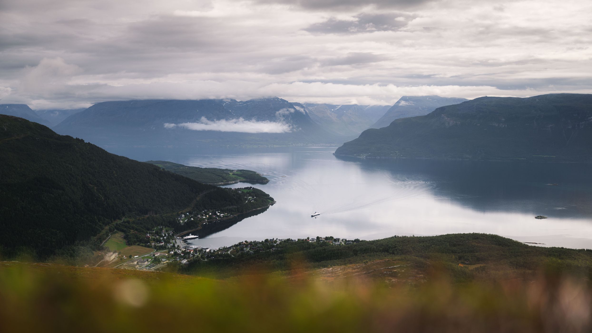 View to Lyngenfjord, Norway