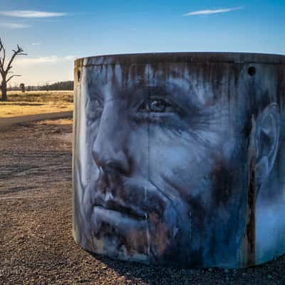 Winton Wetlands CFA Water Tank, Winton, Victoria, Australia