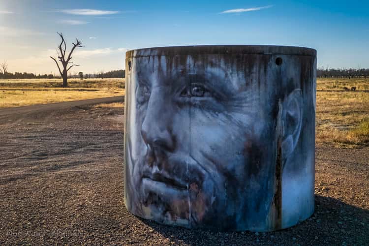 Winton Wetlands CFA Water Tank, Winton, Victoria