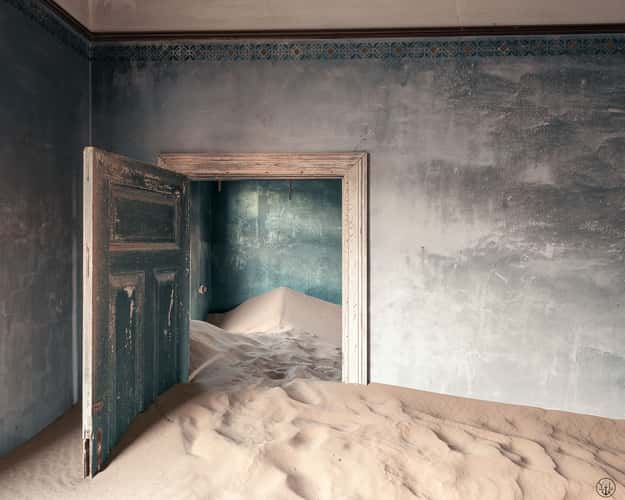 Abandoned House in Kolmanskop, Namibia