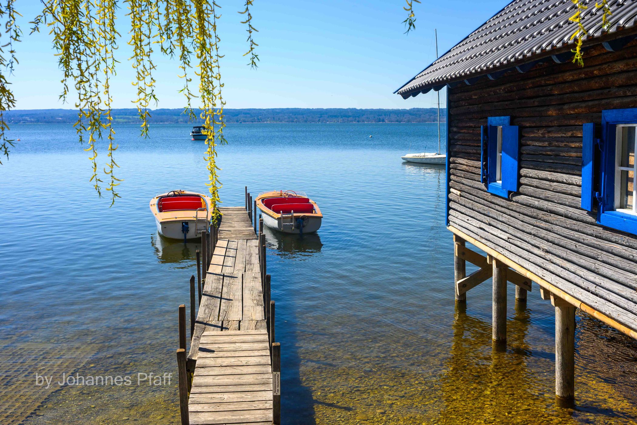 Ammersee near Herrsching, Germany