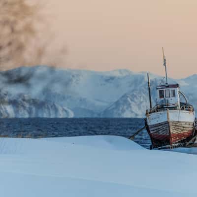 Boat in Fiskenes, Norway