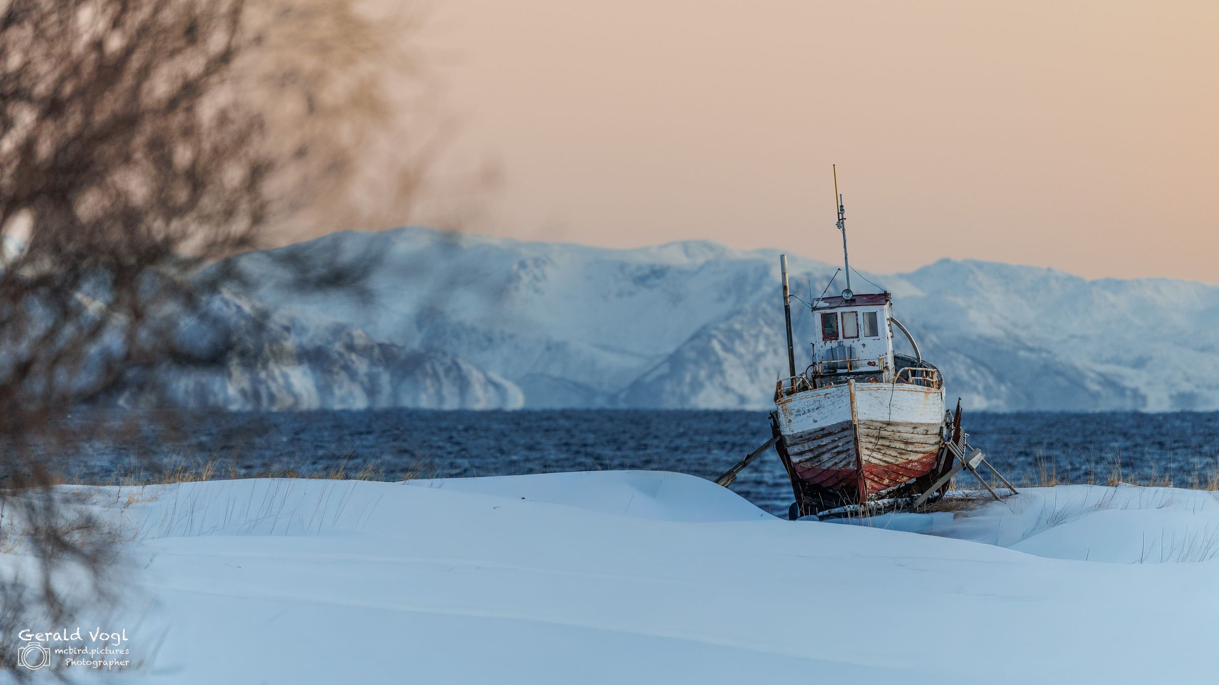 Boat in Fiskenes, Norway