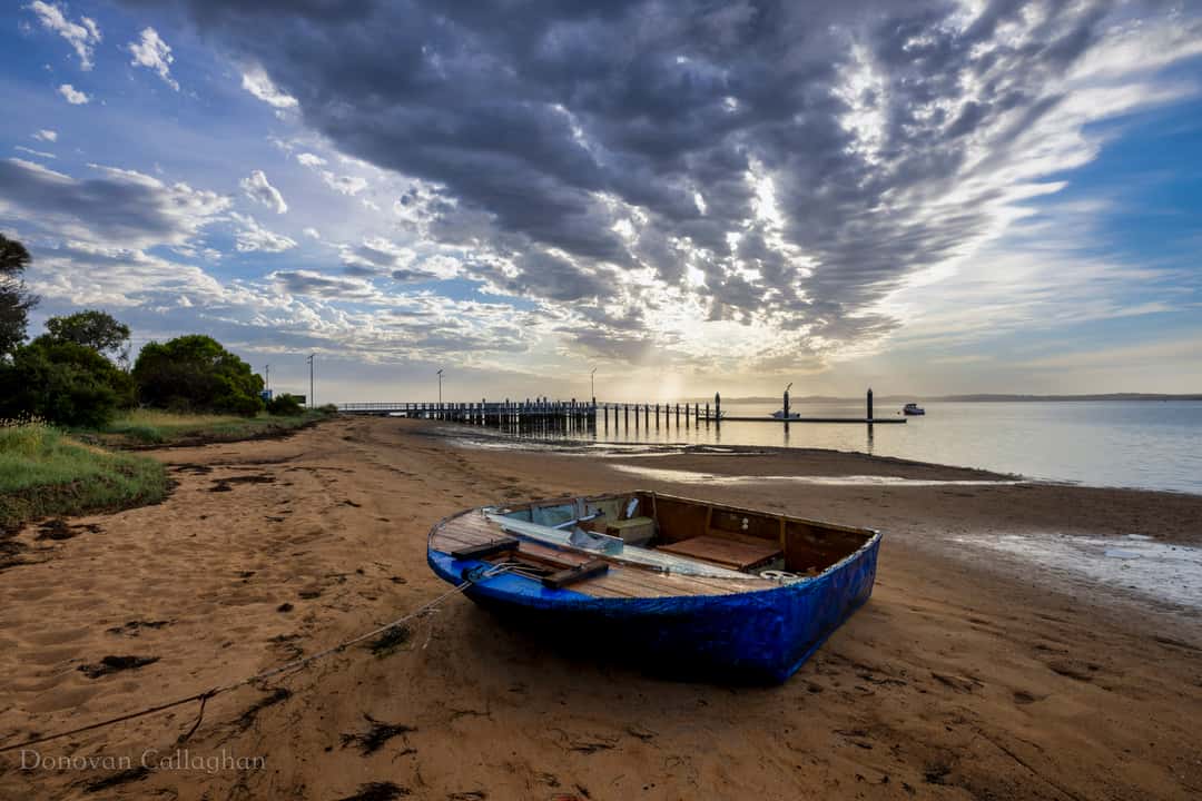 Victoria Jetty Boat & Jetty, Rhyll, Phillip Island, Victoria, Australia
