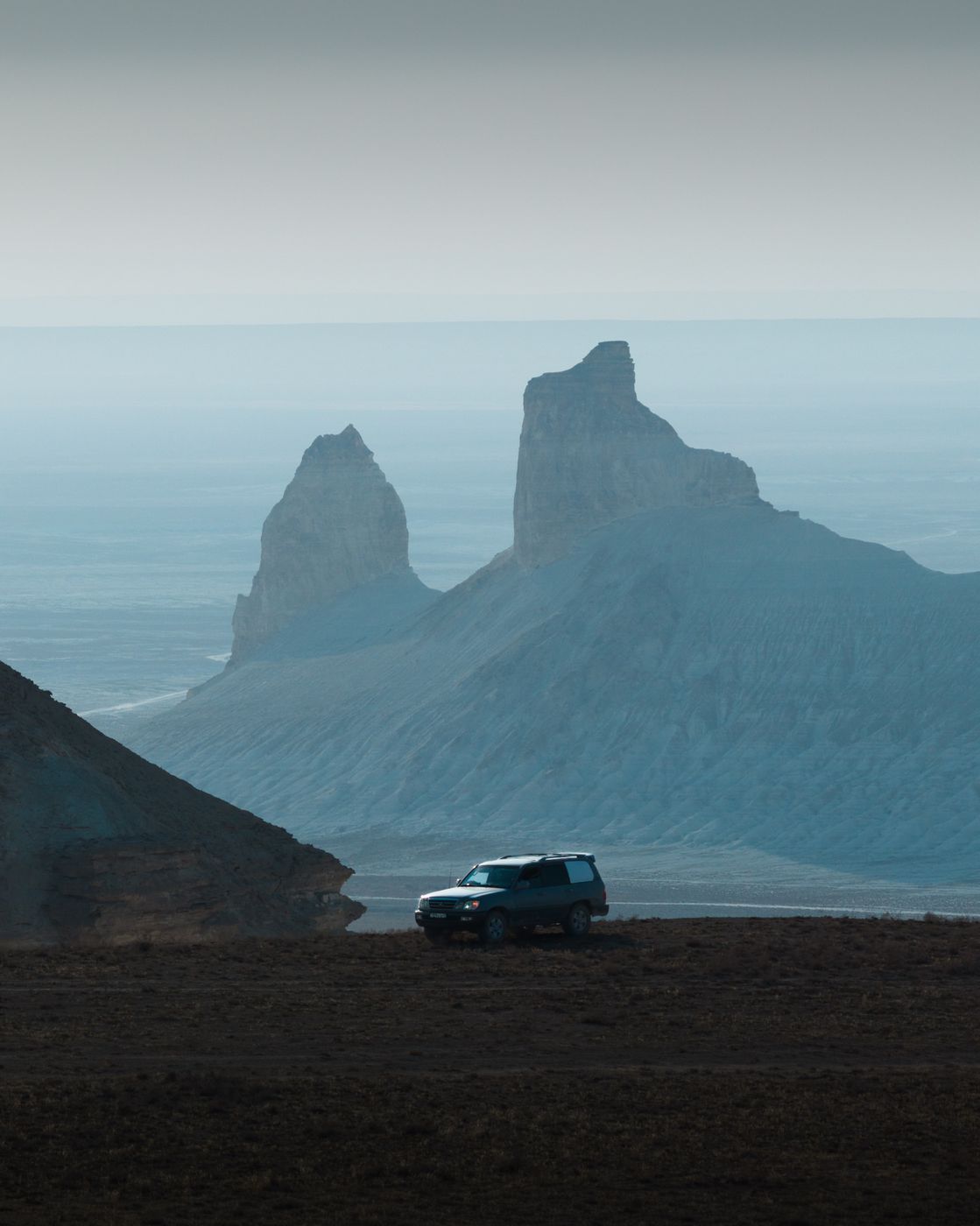 Bozhira Fangs Viewpoint from Afar, Kazakhstan