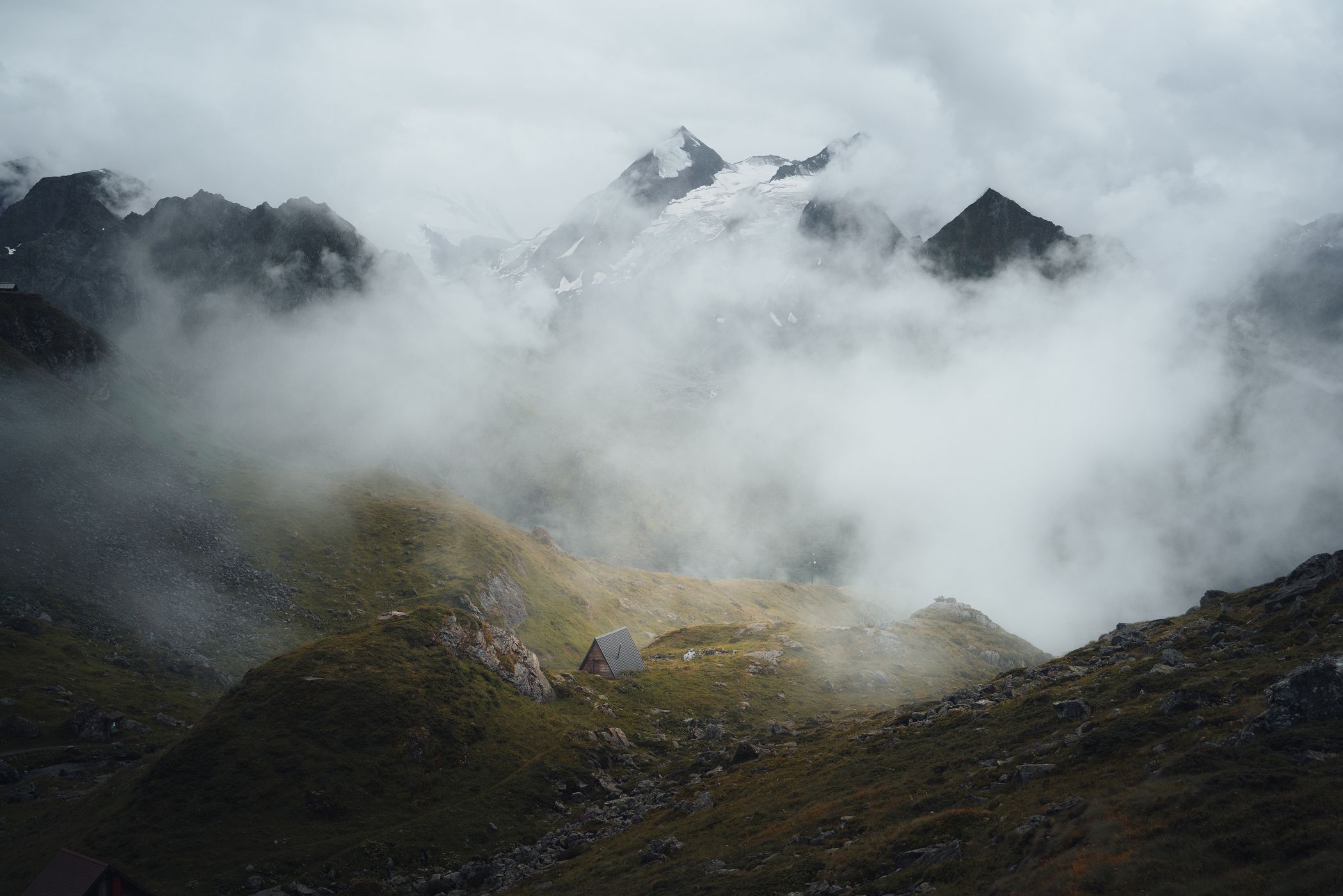 Cabane de Louvie view, Switzerland