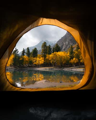 Camp Spot at the Top of Naltar Valley
