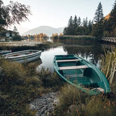 Champex Lac Boats, Switzerland