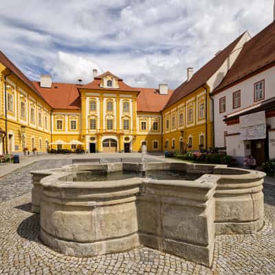 Chateau and monastery Borovany, Czech Republic