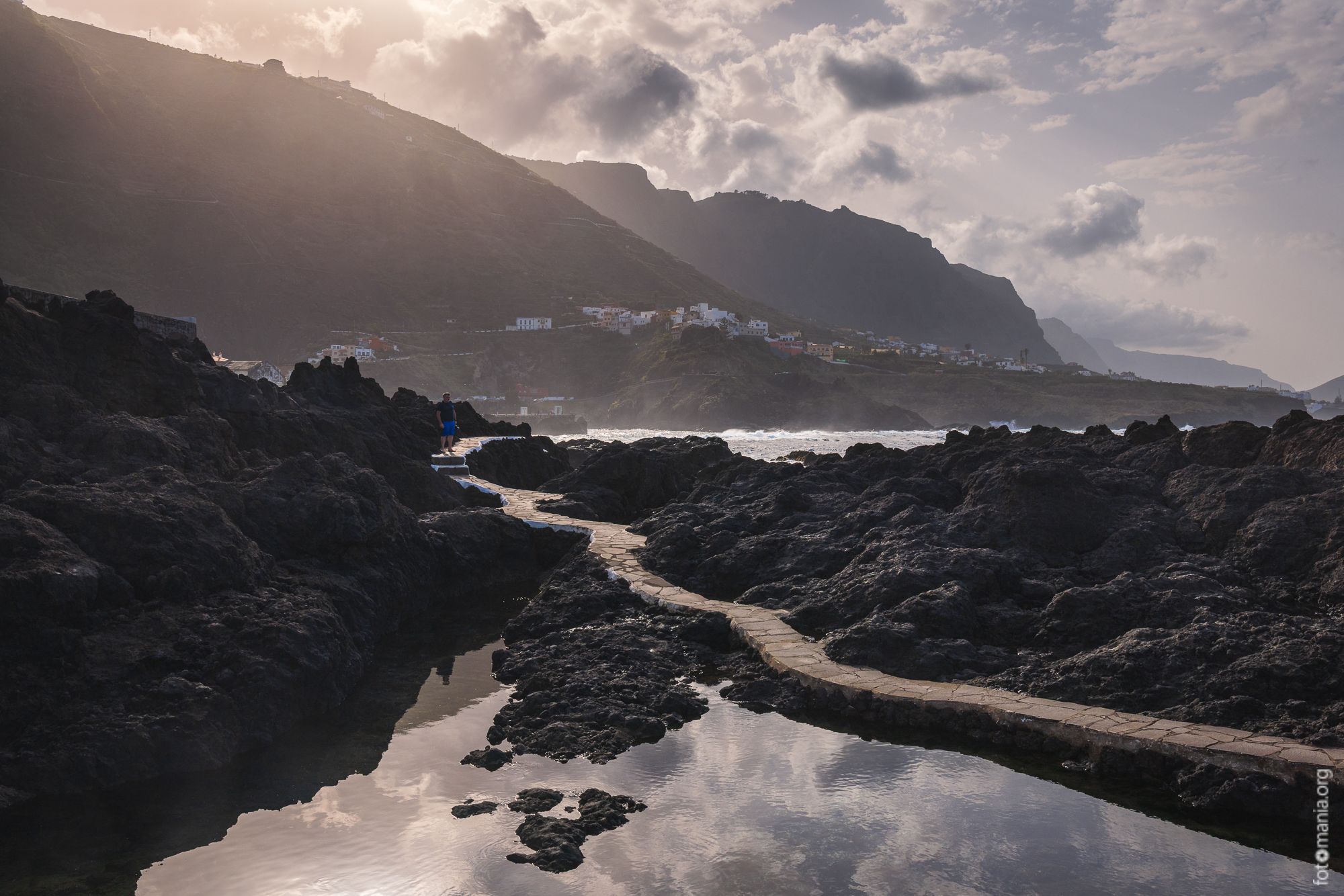 Coastal Pools in Garachico, Tenerife, Spain
