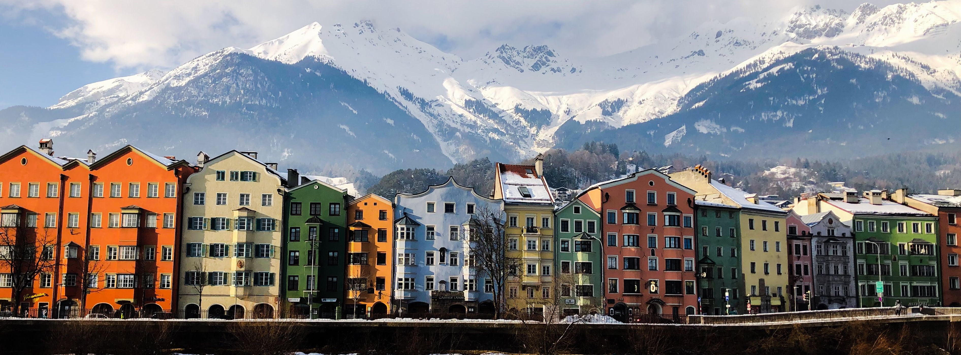 Colorful Houses Innsbruck, Austria