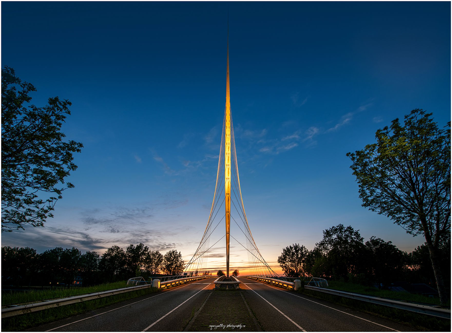 Harp Bridge by Calatrava, Netherlands