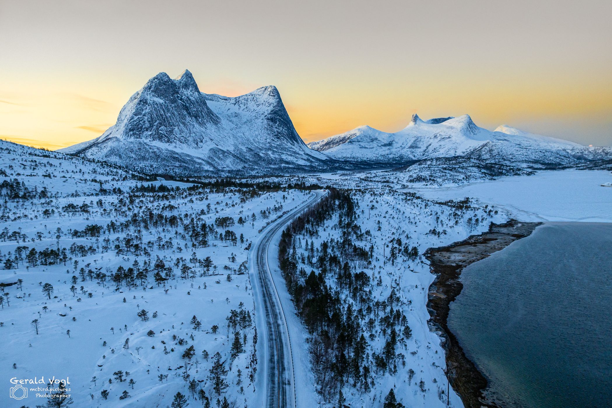 Efjord, E6, Northern Norway, Norway