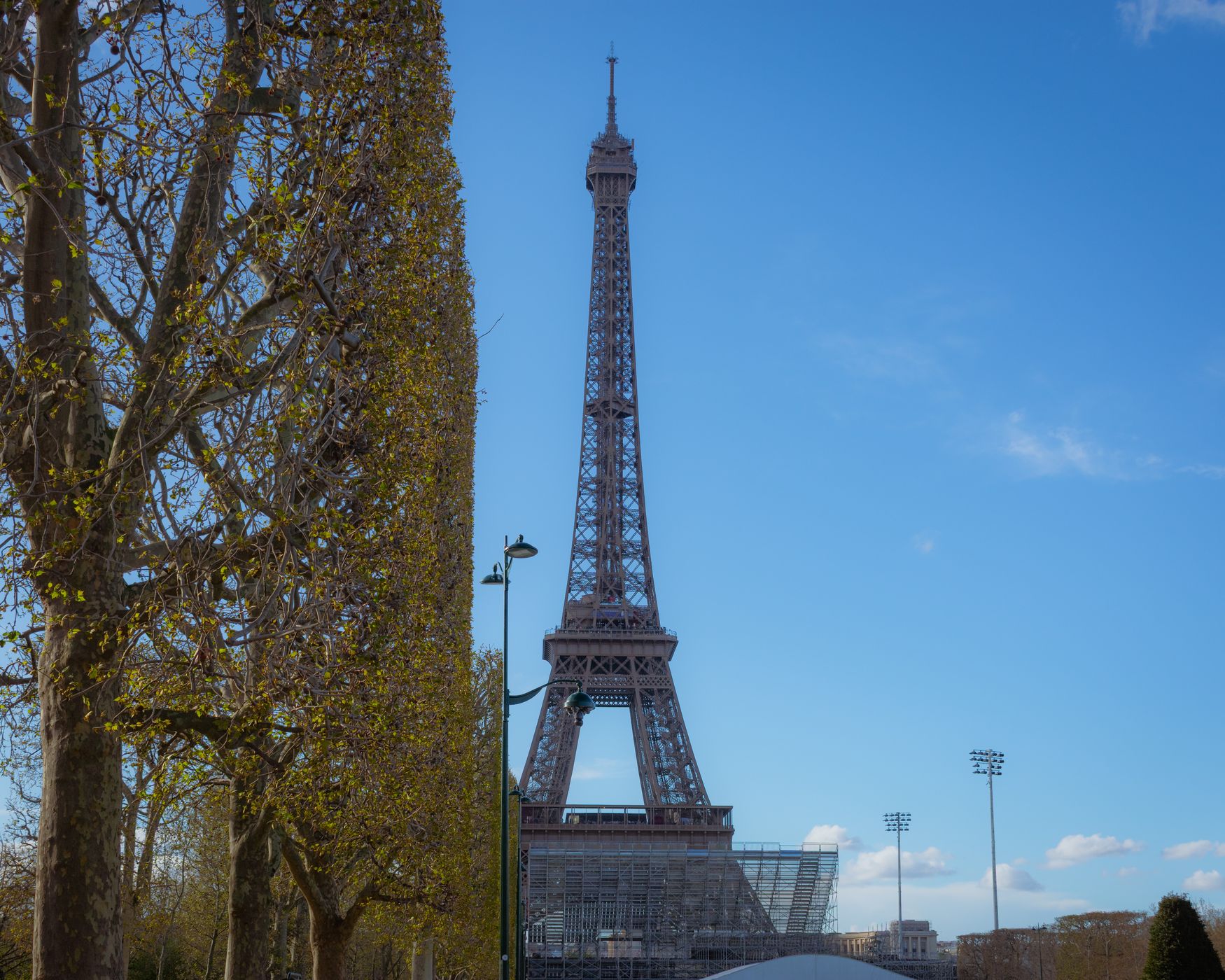 Eiffel Tower from Parc du Champs de Mars, France