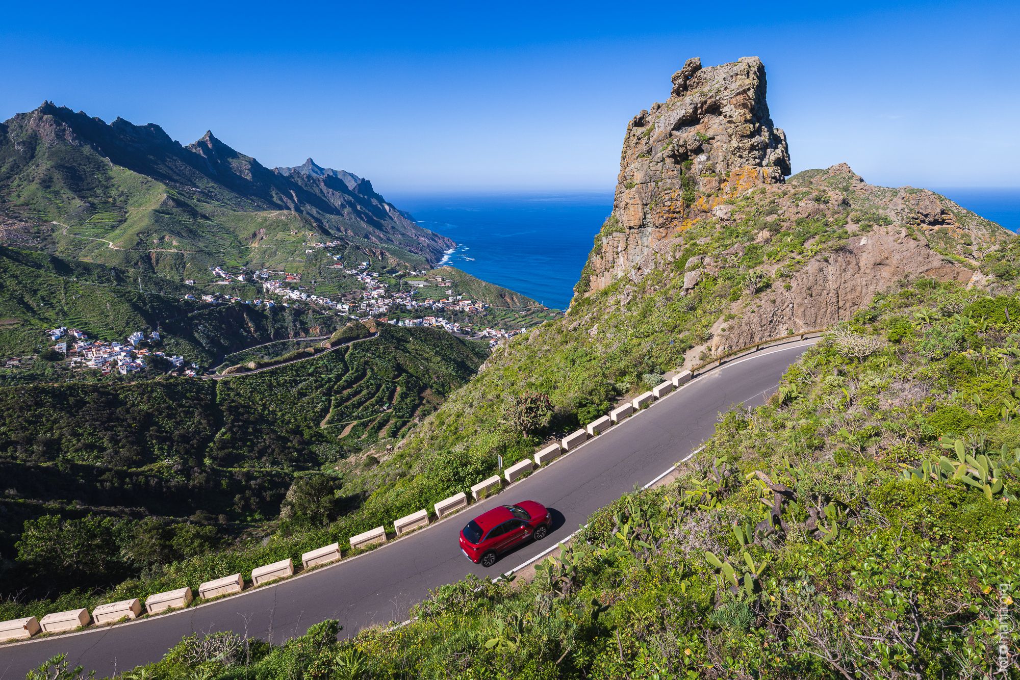 El Bailadero serpentines, Tenerife, Spain
