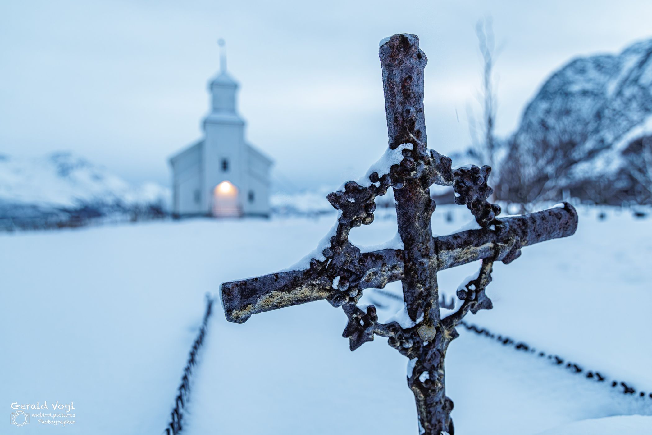 Gimsøy Church, Lofoten, Norway