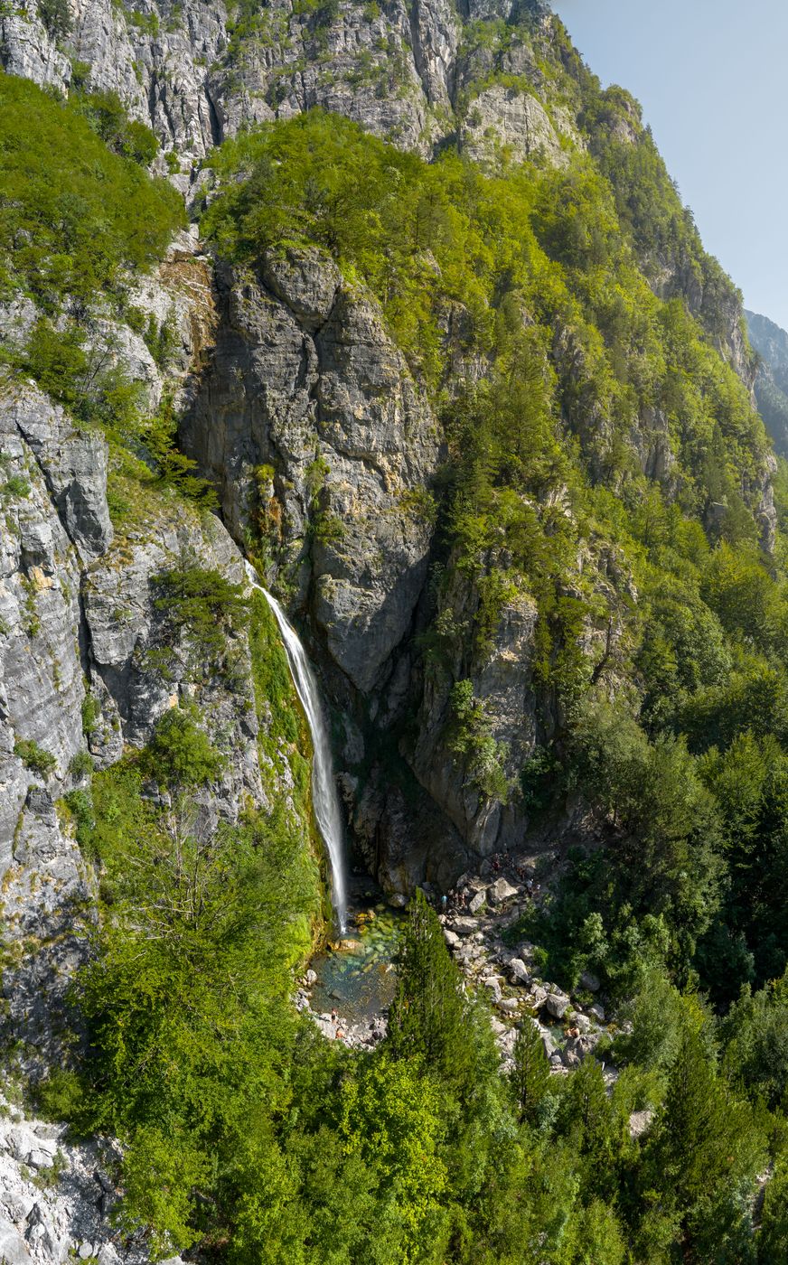 Grunas Waterfall Theth, Albania