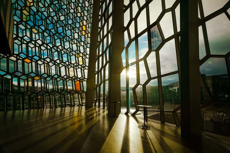 Inside Harpa - Concert Hall, Reykjavík