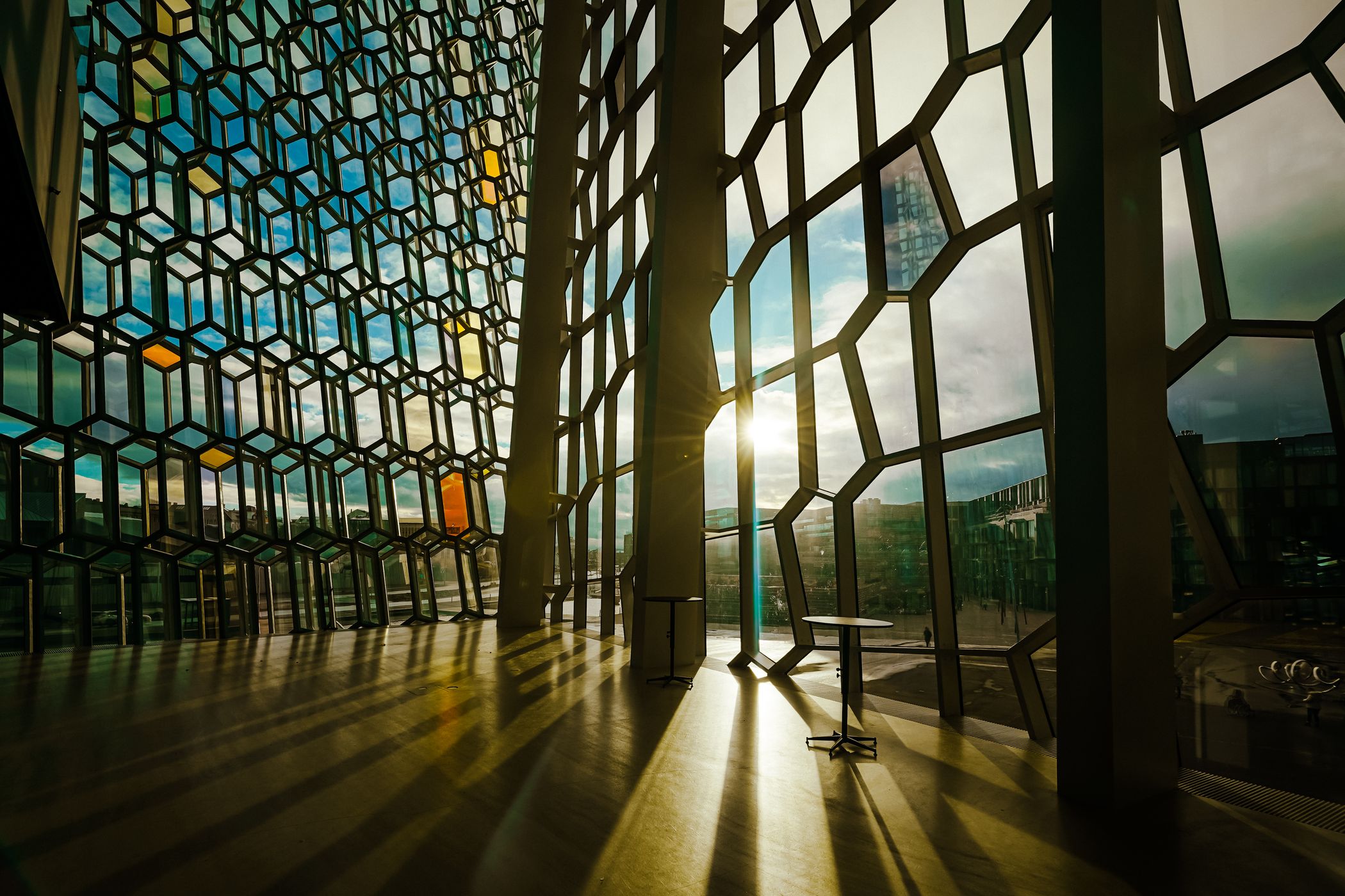 Inside Harpa - Concert Hall, Reykjavík, Iceland