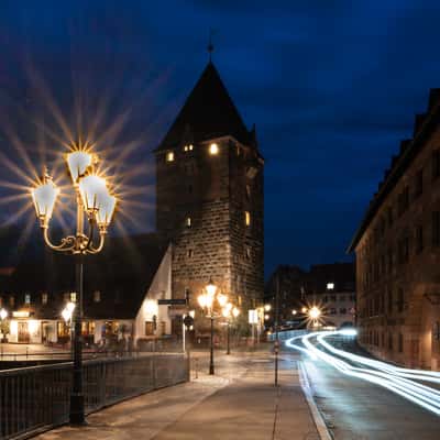 Heubrücke mit Schuldturm, Germany
