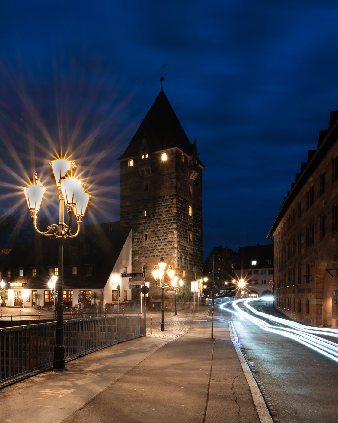 Heubrücke mit Schuldturm, Germany
