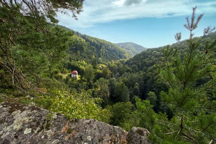 High rock near Štěpánov
