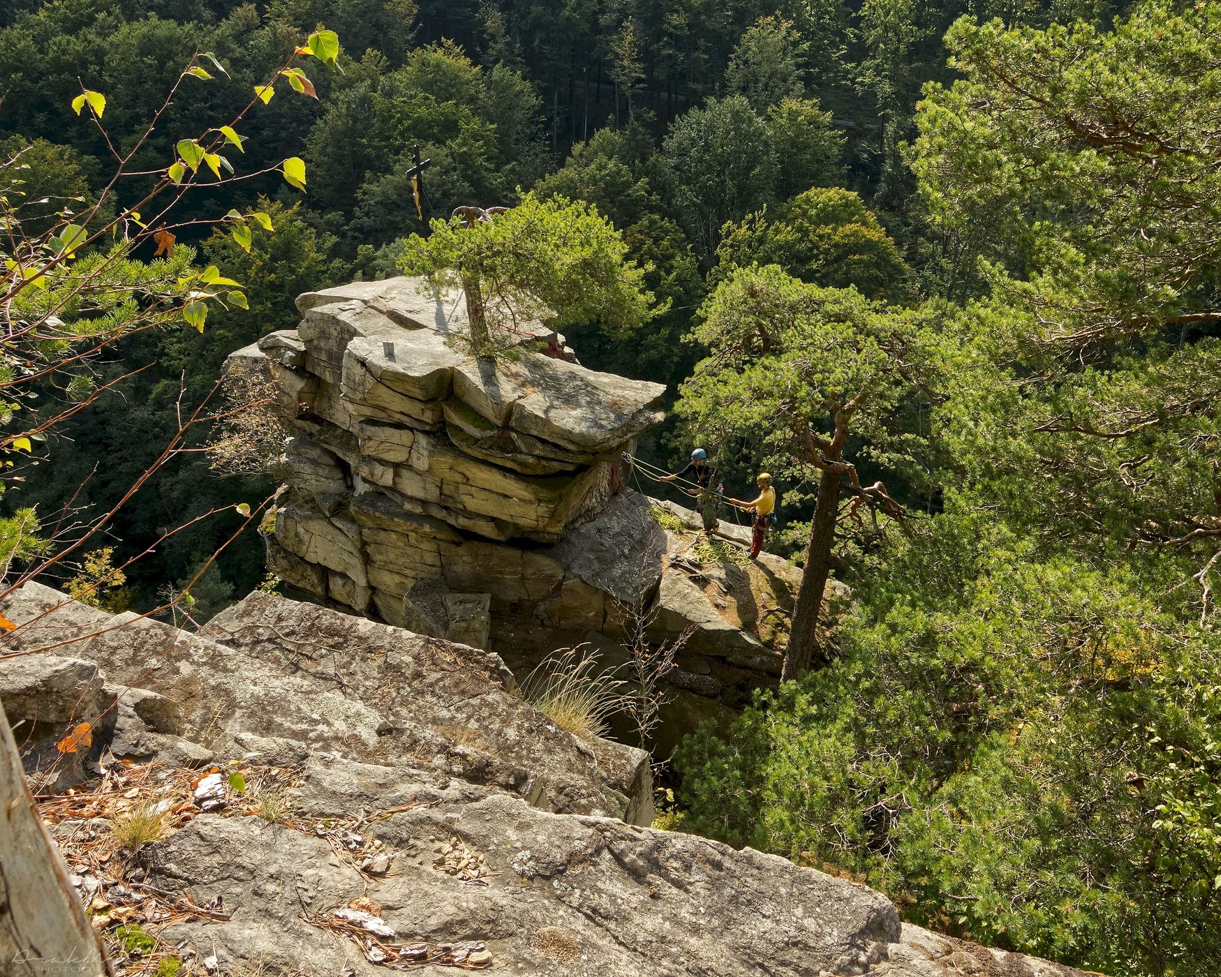 High rock near Štěpánov, Czech Republic