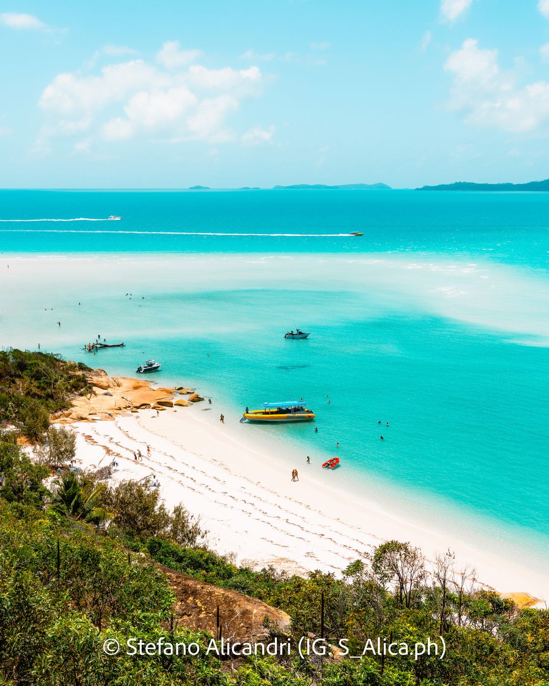 Hill Inlet Lookout Over Betty's and Whitehaven Beaches, Australia
