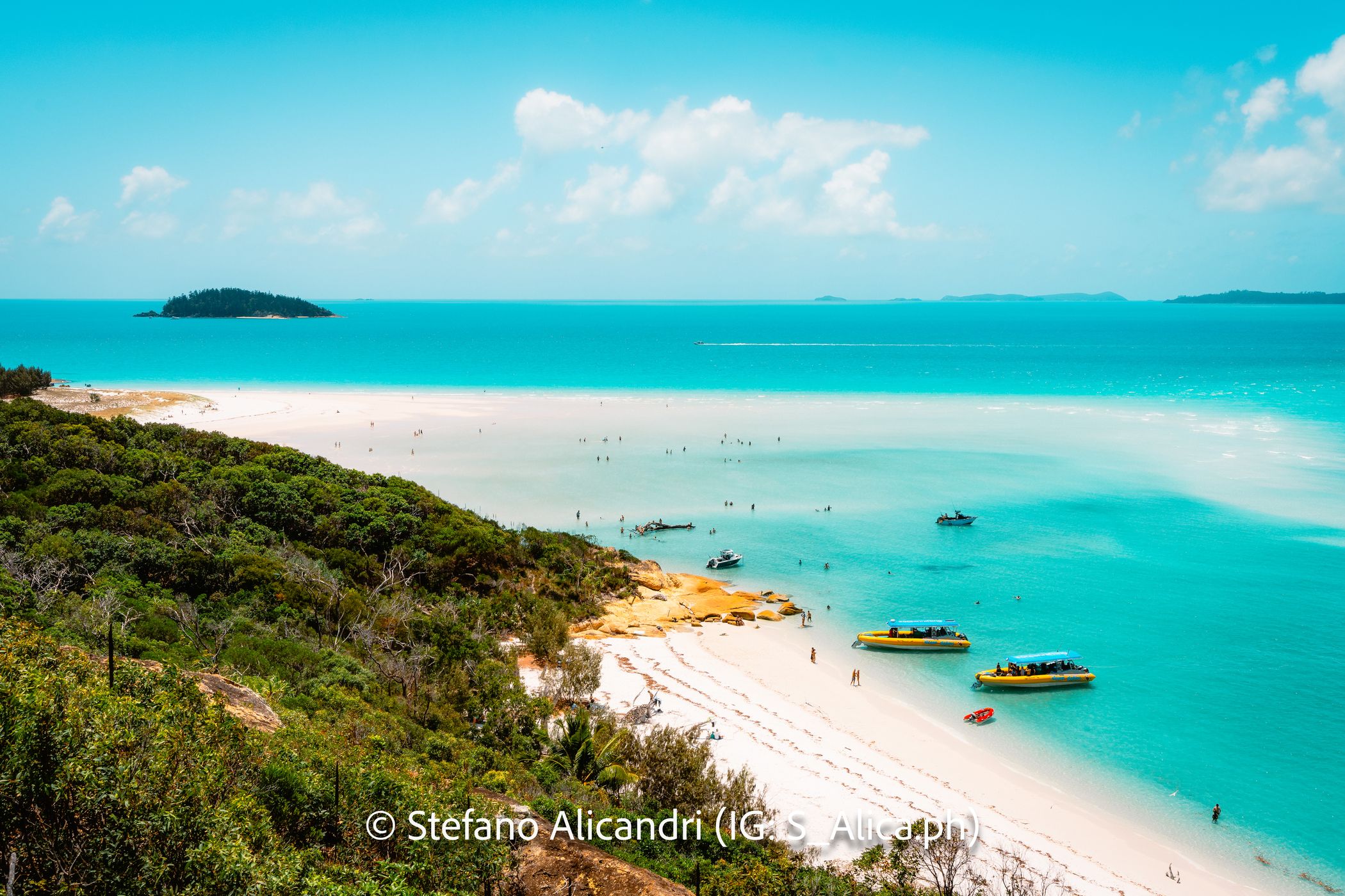 Hill Inlet Lookout Over Betty's and Whitehaven Beaches, Australia