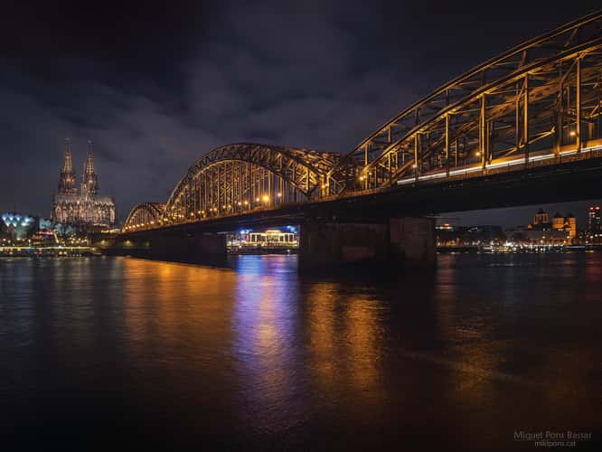 Hohenzollern Bridge with Cologne Cathedral, Cologne