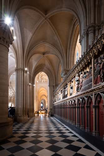 Inside Notre Dame, Paris