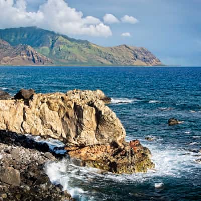Ka'ena Point Arch, Waianae, HI, USA