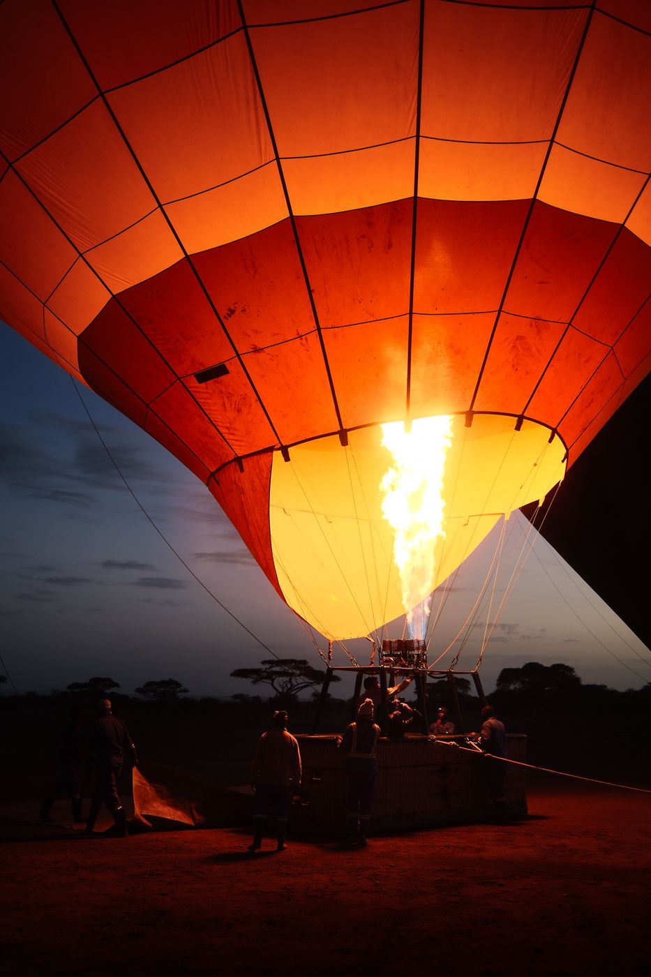 Kilimanjaro Balloon Safaris, Amboseli Nationalpark, Kenya