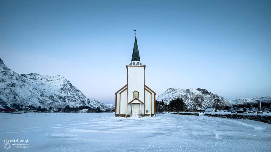 Church in Valberg, Lofoten