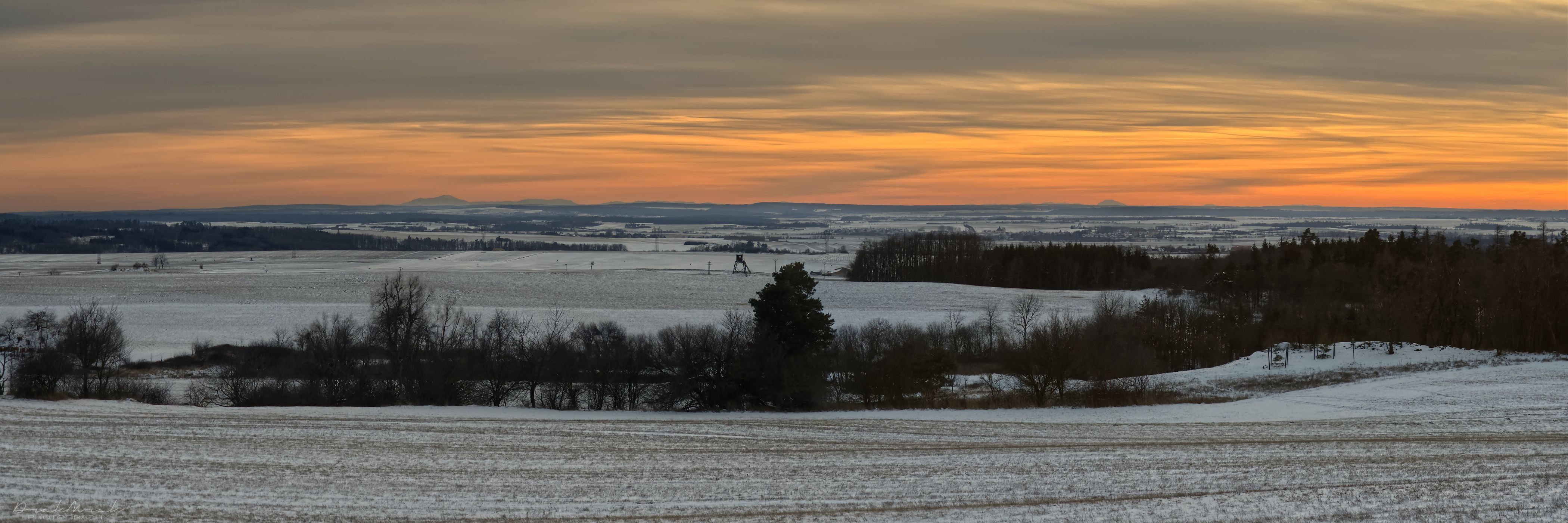 Klučov hill, view point, Czech Republic