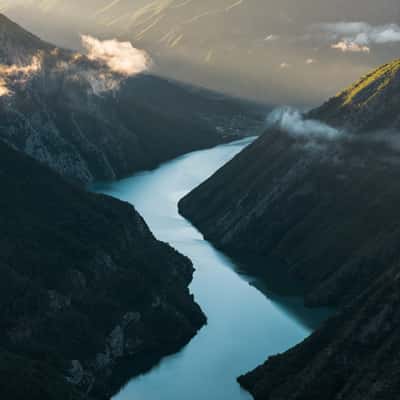 Komani Lake Drone View 2, Albania