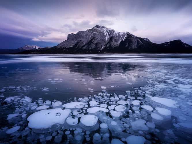 Lake Abraham (bubble lake)