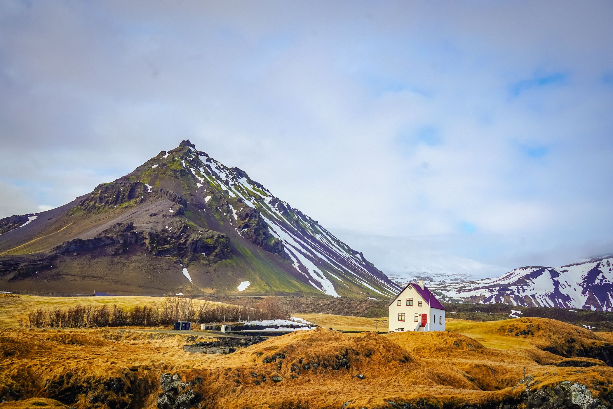 Lonely House in Arnarstapi, Iceland