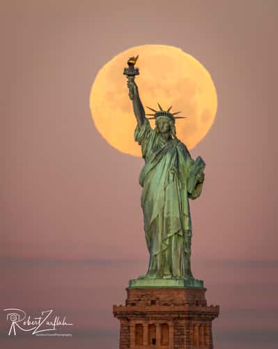 Statue of Liberty from Red Hook, New York