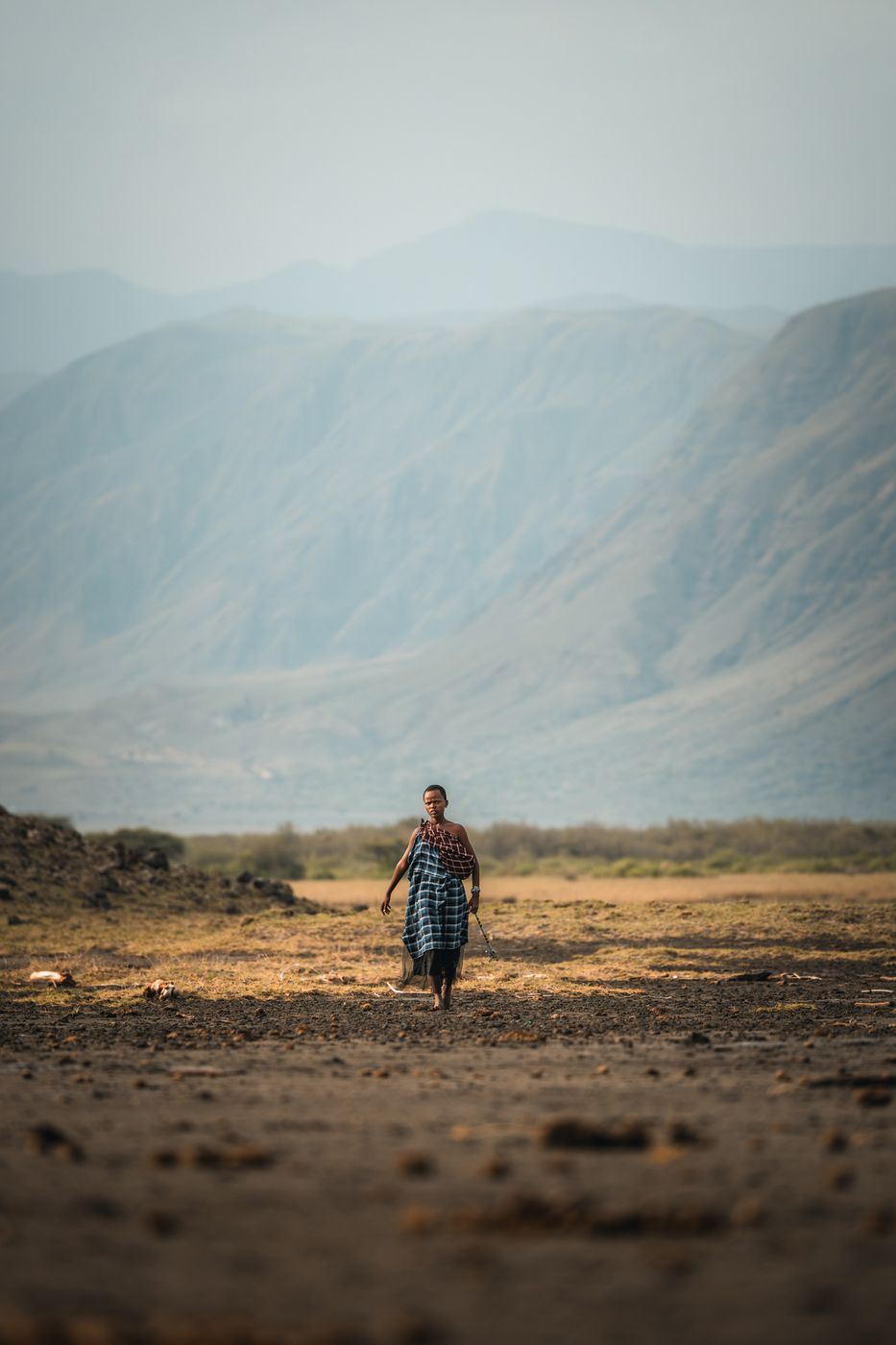 Massai people near Lake Natron, Engare Sero, Tanzania