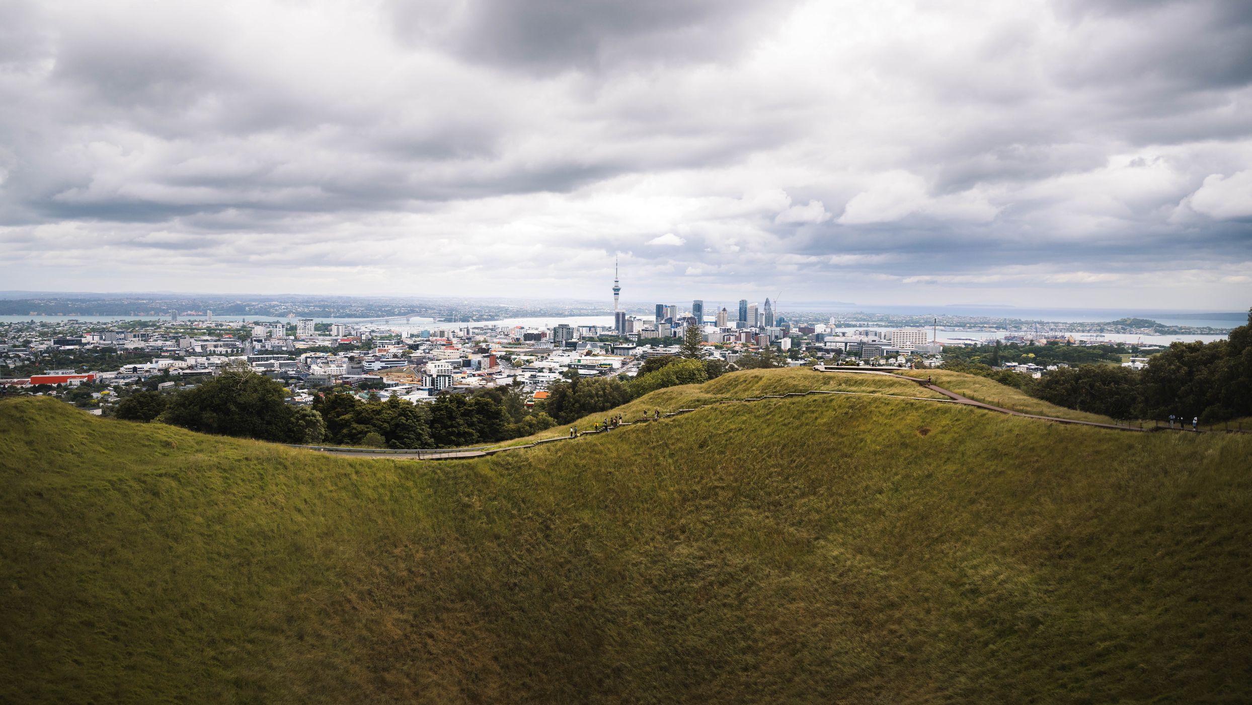 Mount Eden Crater, New Zealand